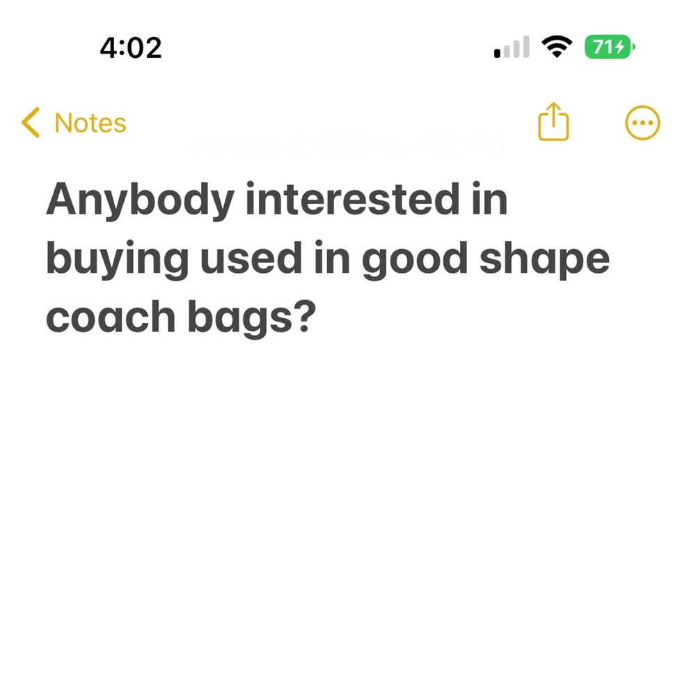 Coach bags